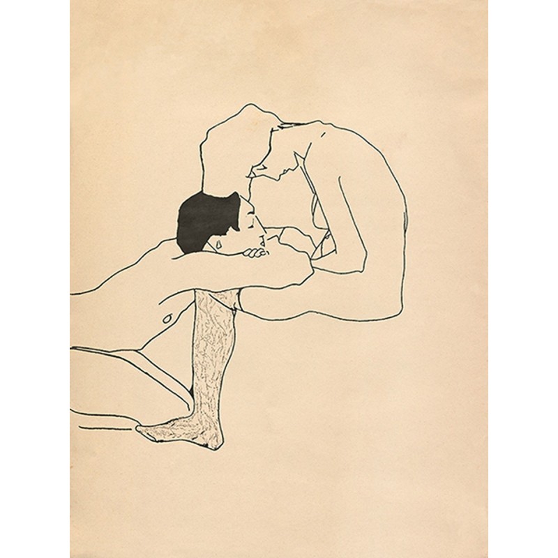 Egon Schiele - Lovers