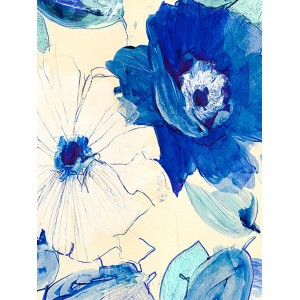 Kelly Parr - Toile Fleurs I