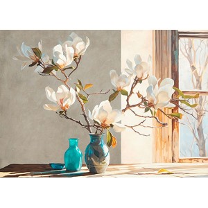 Remy Dellal - Magnolia Branch in a Vase