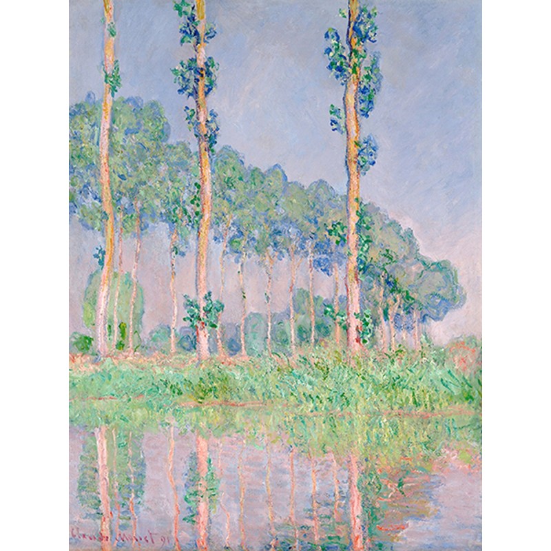 Claude Monet - Poplars, Pink Effect, 1891