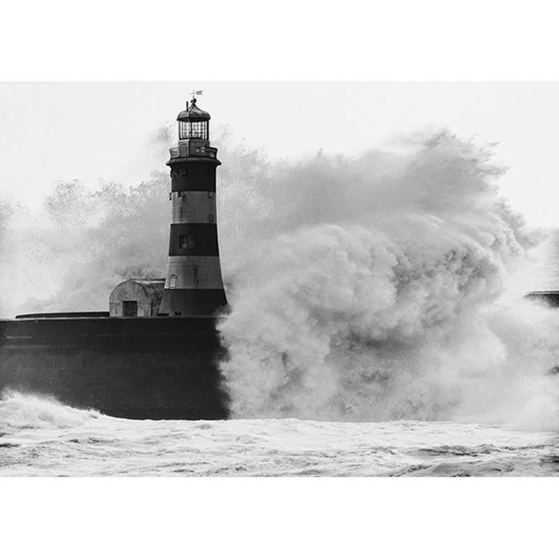 Pangea Images -  Lighthouse in Guadalupe (B&W)