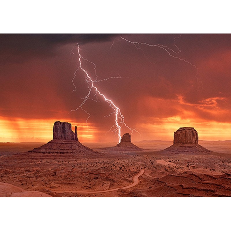 Pangea Images - Storm on Monument Valley, Utah