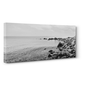 Pangea Images - Pebbles on the Beach (B&W)