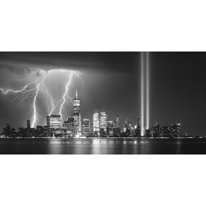 Pangea Images - A Tribute in Light, NYC (B&W)