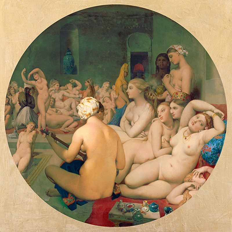 Jean-Auguste-Dominique Ingres - The Turkish Bath, 1863