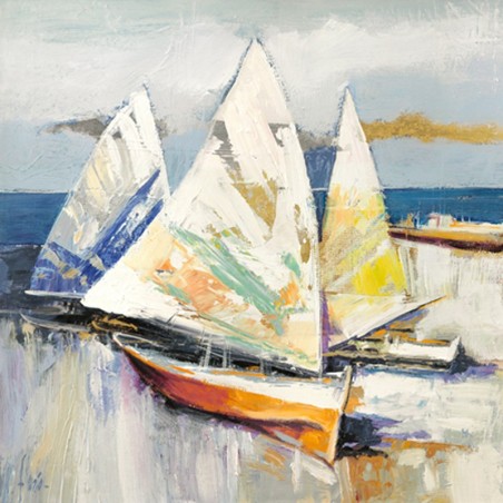 Luigi Florio - Barche sulla spiaggia (detail)