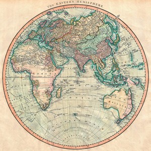 John Cary - Map of the Eastern Hemisphere