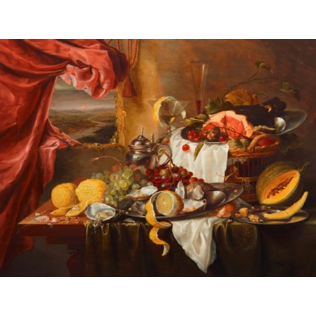 Craen Laurens - Still life with imaginary view