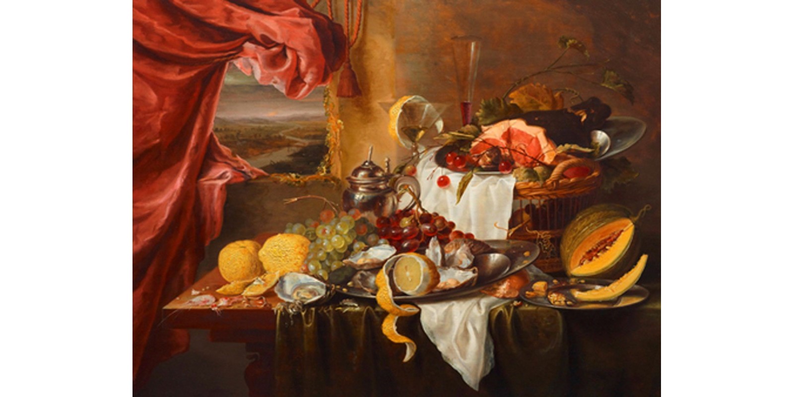 Craen Laurens - Still life with imaginary view