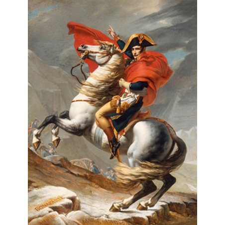 Jacques-Louis David - Bonaparte franchissant le Grand Saint-Bernard