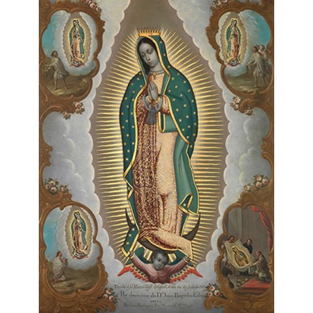 Nicolas Enriquez - The Virgin of Guadalupe with the Four Apparitions