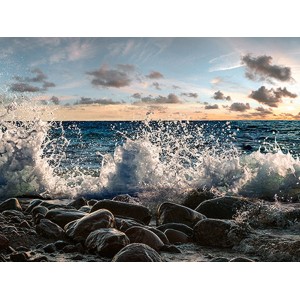 Pangea Images - Waves crashing, Point Reyes, California