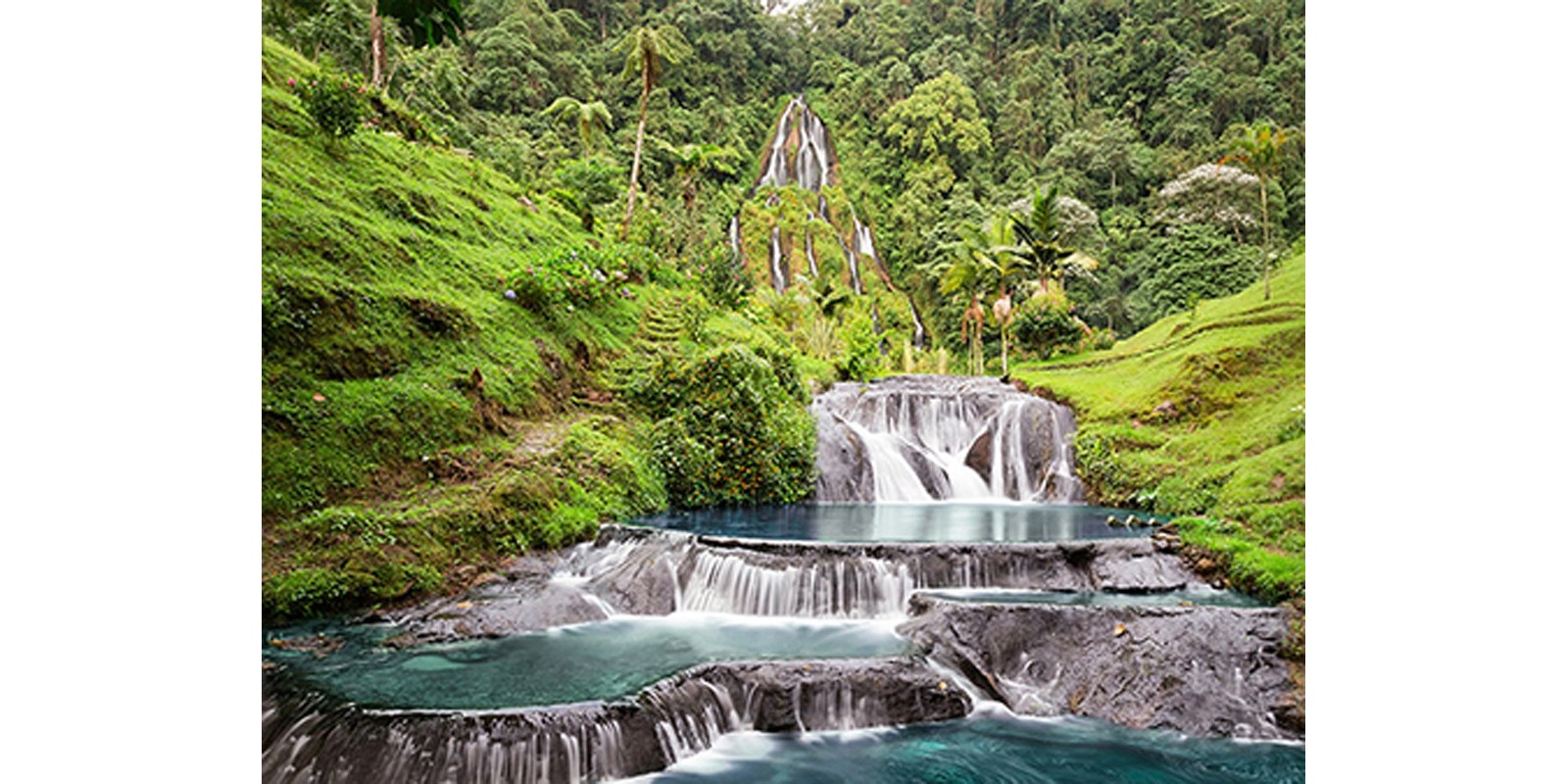 Pangea Images - Waterfall in Santa Rosa de Cabal, Colombia