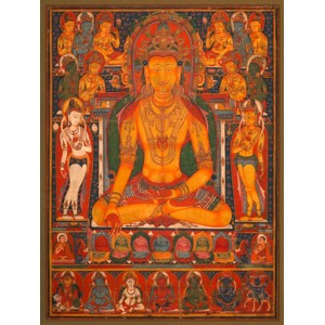 Anonymous - Buddha Ratnasambhava with Wealth Deitie