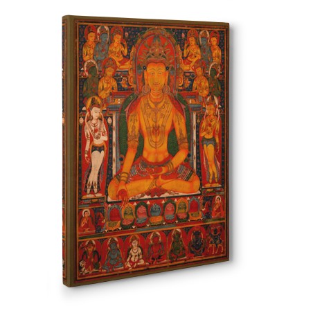 Anonymous - Buddha Ratnasambhava with Wealth Deitie