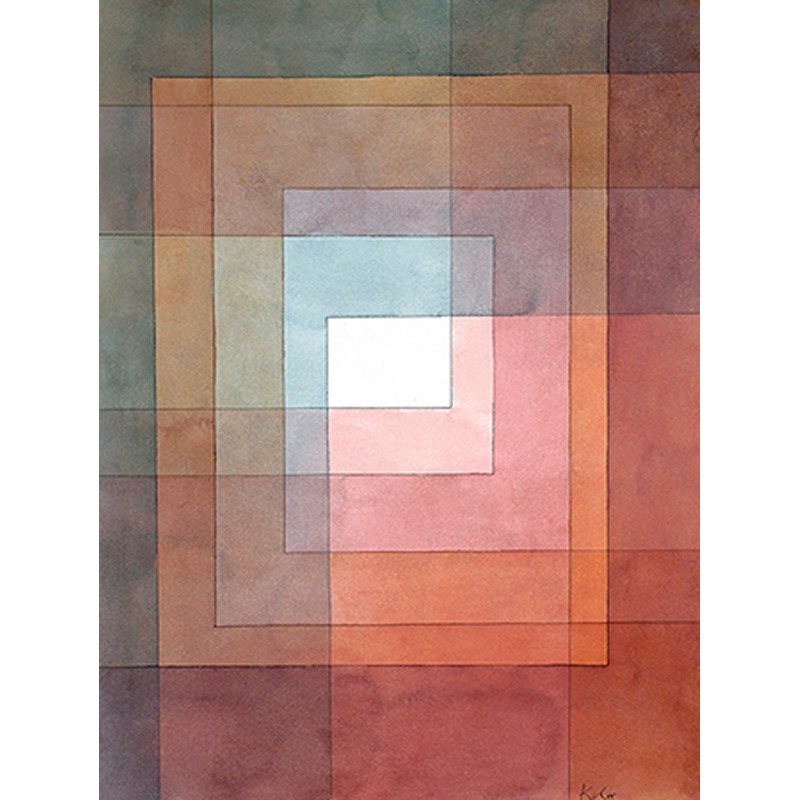 Paul Klee - White Framed Polyphonically