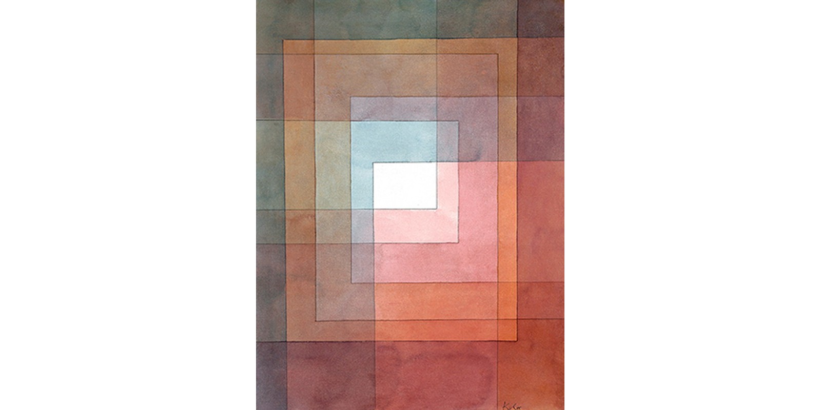 Paul Klee - White Framed Polyphonically