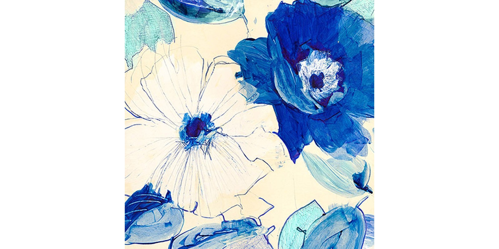 Kelly Parr - Toile Fleurs I