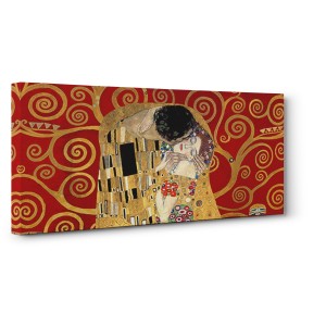 Gustav Klimt - The Kiss, detail (Red variation)  | Pg-Plaisio.gr