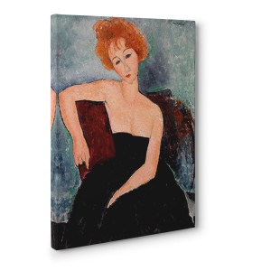 Modigliani Amedeo Clemente - Jeune fille rousse en robe de soir (detail)  | Pg-Plaisio.gr