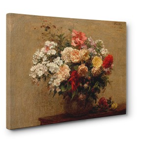 Henri Fantin-Latour - Vase with Summer Flowers  | Pg-Plaisio.gr