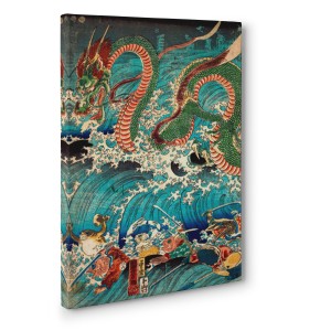 Kuniyoshi Utagawa - Recovering a jewel from the palace of the dragon king II  | Pg-Plaisio.gr
