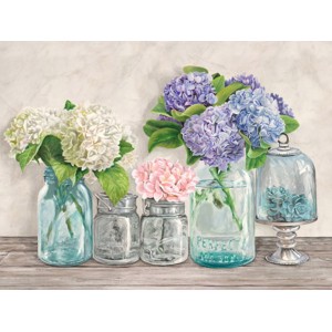 Jenny Thomlinson - Flowers in Mason Jars (detail)  | Pg-Plaisio.gr