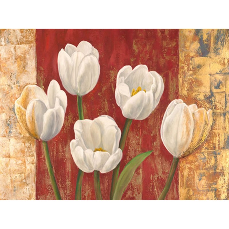 Jenny Thomlinson - Tulips on Royal Red  | Pg-Plaisio.gr