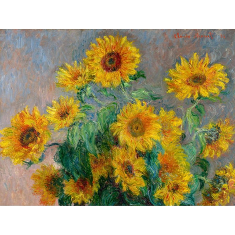 Claude Monet - Sunflowers (detail)