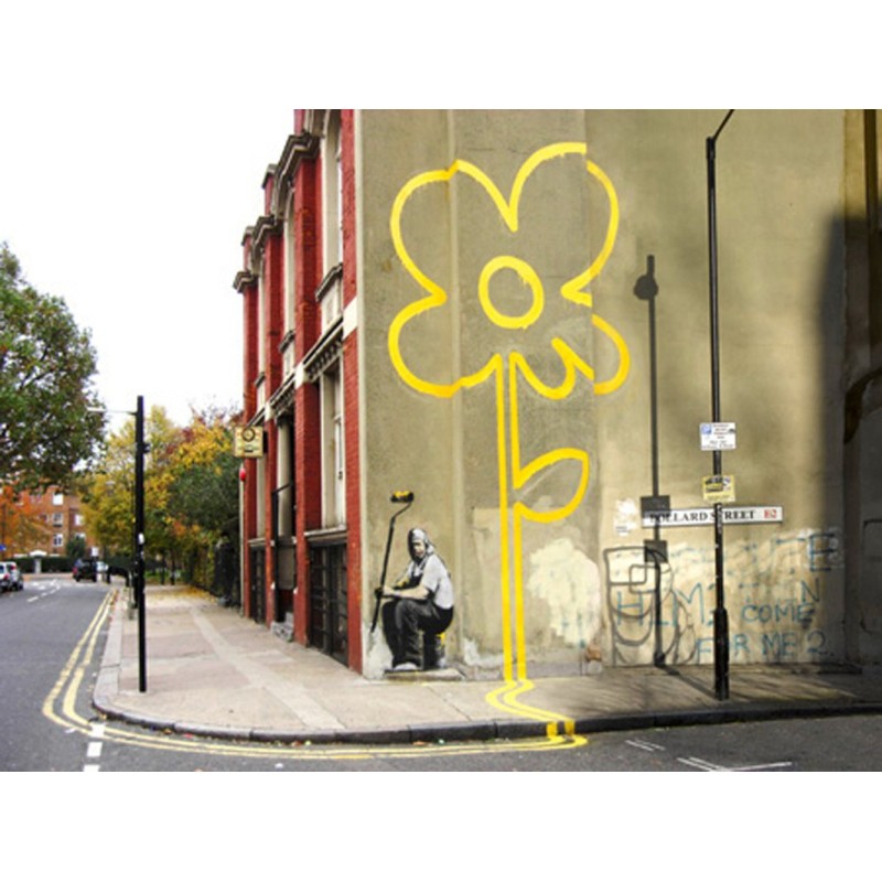 Banksy - Pollard Street, London (graffiti attributed to Banksy)