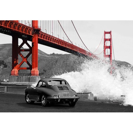 Gasoline Images - Under the Golden Gate Bridge, San Francisco (BW)