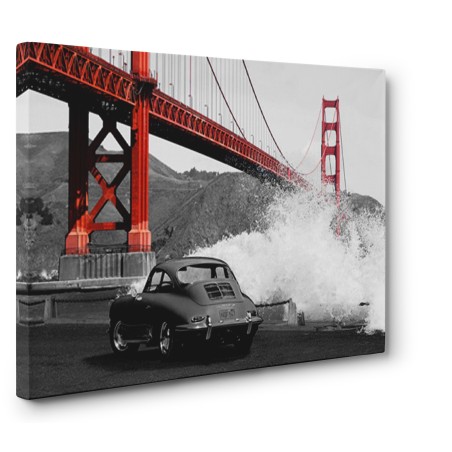 Gasoline Images - Under the Golden Gate Bridge, San Francisco (BW)
