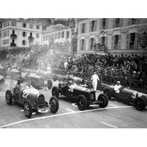 Delius - Le depart du Grand Prix de Monaco 1932