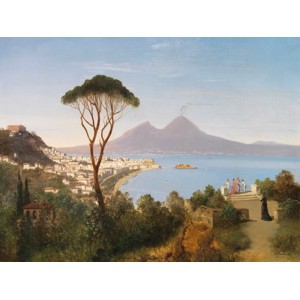 August Zimmermann - Blick vom Posillipo