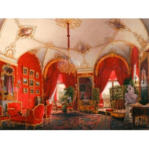 Edward Petrovich Hau - Interiors of the Winter Palace: the Fourth Reserved Apartment