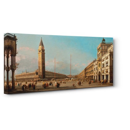 Canaletto - Piazza San Marco Looking South and West